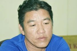 Đối tượng Trần Văn Lâm tại Cơ quan Cảnh sát điều tra Công an huyện Hồng Dân. (Nguồn: TTXVN phát)