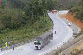 Va chạm với xe tải trên đèo Lò Xo, hai du khách nước ngoài thương vong