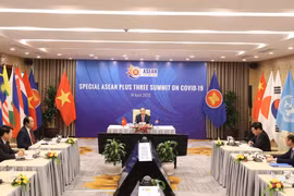 Thủ tướng Nguyễn Xuân Phúc, Chủ tịch ASEAN 2020 phát biểu khai mạc. (Ảnh: Thống Nhất/TTXVN)