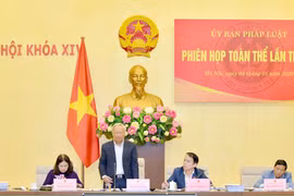 Phó Chủ tịch Quốc hội Uông Chu Lưu phát biểu chỉ đạo phiên họp.(Nguồn: daibieunhandan.vn)
