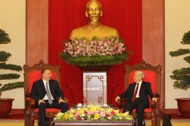 Tổng Bí thư Nguyễn Phú Trọng tiếp Tổng thống Cộng hòa Azerbaijan 