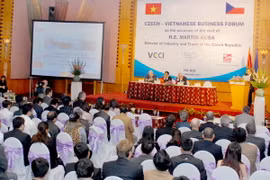 Diễn đàn Doanh nghiệp Việt Nam-Cộng hòa Séc năm 2013. (Ảnh: Quang Quyết/TTXVN)