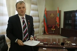 Thủ lĩnh đối lập của Transdniestr Yevgeny Shevchuk kêu gọi sáp nhập vào Nga. (Nguồn:www.rferl.org)