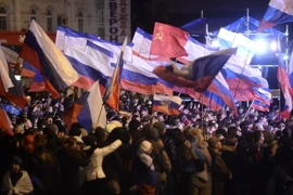 Những diễn biến căng thẳng liên quan đến bán đảo Crimea khiến cho nhiều người gốc Séc tại Ukraine muốn trở về quê hương. (Nguồn: AFP/TTXVN)