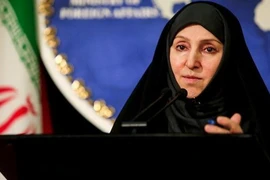 Người phát ngôn Bộ Ngoại giao Iran Marzieh Afkham gọi Mỹ là ''nhà nước khủng bố''. (Nguồn: www.presstv.ir)