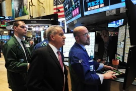 Tại sàn giao dịch cổ phiếu New York. (Nguồn: AFP-TTXVN)