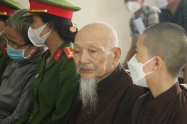 Bị cáo Lê Tùng Vân có mặt tại Tòa. (Ảnh: Bùi Giang/TTXVN)