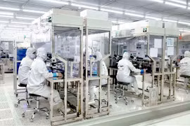 Dòng chảy FDI mới vào Việt Nam vẫn luôn chiếm 4-6% GDP. (Ảnh: Hoàng Hùng/TTXVN)