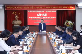 Quang cảnh buổi làm việc. (Ảnh: Phương Hoa/TTXVN)