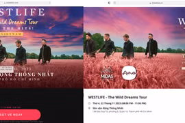 Trang ticketb0x.com (phải) bắt chước theo Ticketbox (ticketbox.vn)