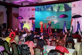 Tiết mục văn nghệ tại Lễ hội Chào Việt Nam - Namaste Vietnam Festival 2022. (Ảnh: Thanh Vũ/TTXVN)