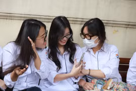 Thí sinh dự thi tốt nghiệp Trung học Phổ thông năm 2023. (Ảnh: Hoài Nam/Vietnam+)
