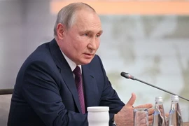 Tổng thống Nga Vladimir Putin. (Ảnh: AFP/TTXVN)
