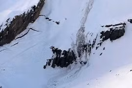Lở tuyết trên dãy núi Alps. (Nguồn: AFP)
