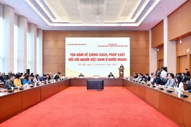 Quang cảnh buổi tọa đàm. (Ảnh: Minh Đức/TTXVN)