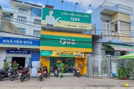 Một điểm kinh doanh của Công ty F88 trên đường 30/4, phường Hưng Lợi, quận Ninh Kiều, thành phố Cần Thơ. (Ảnh: TTXVN phát)
