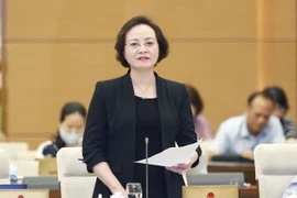 Bộ trưởng Bộ Nội vụ Phạm Thị Thanh Trà. (Ảnh: Doãn Tấn/TTXVN)