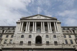 Trụ sở Ngân hàng Trung ương Anh ở London. (Ảnh: AFP/TTXVN)