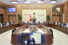 Một phiên họp của Ủy ban Thường vụ Quốc hội. (Nguồn: TTXVN)