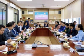 Toàn cảnh buổi làm việc. (Ảnh: Hồng Giang/TTXVN)