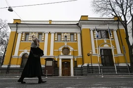 Đại sứ quán Estonia tại Moskva, Nga. (Ảnh: AFP/TTXVN)