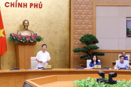 Phó Thủ tướng Trần Hồng Hà phát biểu chỉ đạo. (Ảnh: Văn Điệp/TTXVN)