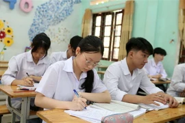 Học sinh ôn thi tốt nghiệp. (Nguồn: TTXVN)