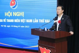 Phó Thủ tướng Trần Hồng Hà phát biểu chỉ đạo. (Ảnh: Minh Đức/TTXVN)