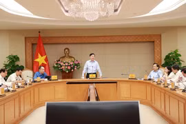 Phó Thủ tướng Trần Hồng Hà phát biểu chỉ đạo. (Ảnh: TTXVN)