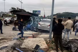 Hiện trường vụ việc. (Ảnh: TTXVN phát)
