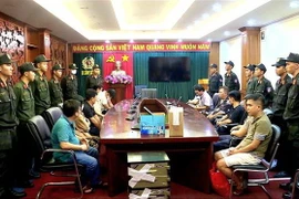 Cục Cảnh sát Hình sự Bộ Công an triệt phá đường dây cá độ quy mô hàng ngàn tỷ đồng. (Nguồn: TTXVN)