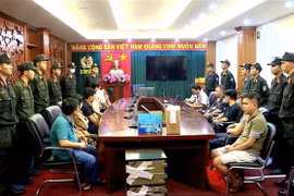 Cục Cảnh sát Hình sự Bộ Công an triệt phá đường dây cá độ quy mô hàng ngàn tỷ đồng. (Nguồn: TTXVN)