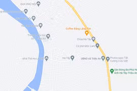 Vị trí xã Triệu An - khu vực xảy ra vụ việc. 
