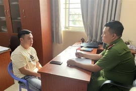 Đối tượng Hà Vỹ Toàn. (Ảnh: TTXVN phát)