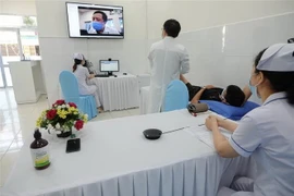 Triển khai khám bệnh từ xa. (Ảnh minh họa. Nguồn: TTXVN)