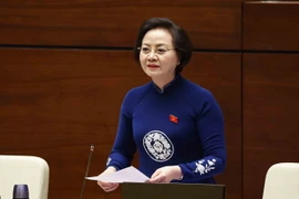Bộ trưởng Bộ Nội vụ Phạm Thị Thanh Trà. (Ảnh: Doãn Tấn/TTXVN)