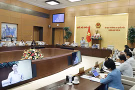 Chủ tịch Quốc hội Vương Đình Huệ phát biểu khai mạc. (Ảnh: Doãn Tấn/TTXVN)