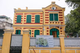 Căn biệt thự Pháp cổ nằm ở số 49 Trần Hưng Đạo (46 Hàng Bài), quận Hoàn Kiếm, Hà Nội. (Ảnh: Minh Sơn/Vietnam+)
