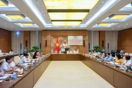 Toàn cảnh Phiên họp lần thứ nhất của Đoàn Giám sát. (Nguồn: Cổng Thông tin Điện tử Quốc hội Việt Nam)