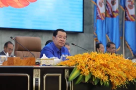 Chủ tịch Đảng Nhân dân Campuchia Hun Sen. (Ảnh: AKP/TTXVN phát)