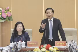 Phó Thủ tướng Trần Hồng Hà phát biểu. (Ảnh: Minh Quyết/TTXVN)