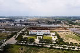 Khu công nghiệp chuyên sâu Phú Mỹ 3, phường Phước Hòa, thị xã Phú Mỹ, tỉnh Bà Rịa-Vũng Tàu. (Ảnh: Hồng Đạt/TTXVN)