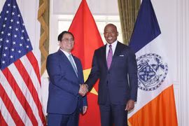 Thủ tướng Phạm Minh Chính gặp Thị trưởng thành phố New York