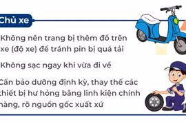 Cảnh sát khuyến cáo việc sạc xe điện ở chung cư.