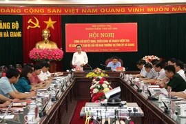 Phó Chủ tịch Thường trực Quốc hội Trần Thanh Mẫn phát biểu. (Ảnh: Minh Tâm/TTXVN)