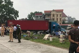 Hiện trường nơi phát hiện thi thể nạn nhân (Ảnh: Otofun) 