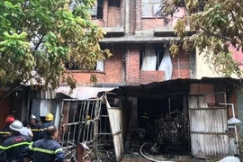 Hiện trường vụ việc (Ảnh: PV/Vietnam+) 