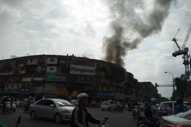 Hiện trường vụ cháy (Ảnh: CTV Nguyễn Định) 