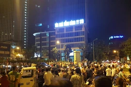 Hiện trường vụ việc (Ảnh: PV/Vietnam+) 