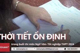 Kỳ thi tốt nghiệp THPT 2024: Thời tiết thuận lợi trong buổi thi môn Ngữ văn